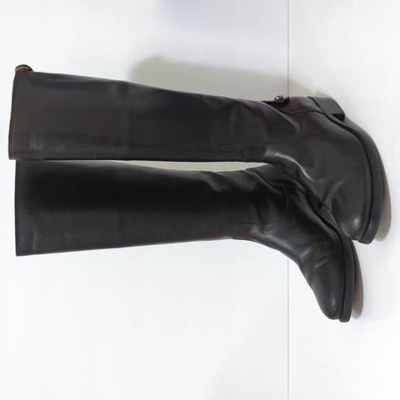 Frye Shoes - Frye Melissa Button Back Zip Up equestrian Tall Boots Womans size 6.5
